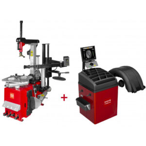 Set Démonte-Pneu Bt300hm + Équilibreuse de Roues Bb500 Mw Tools